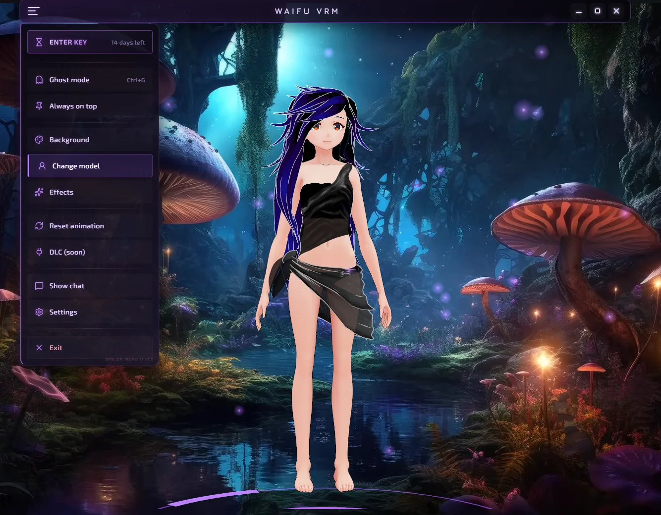 HoloWaifu setup preview